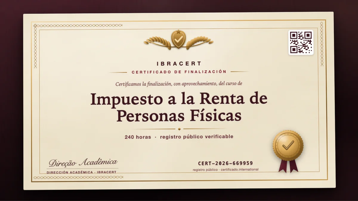 Portada del curso Impuesto a la Renta de Personas Físicas