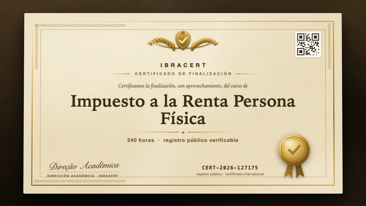 Portada del curso Impuesto a la Renta Persona Física