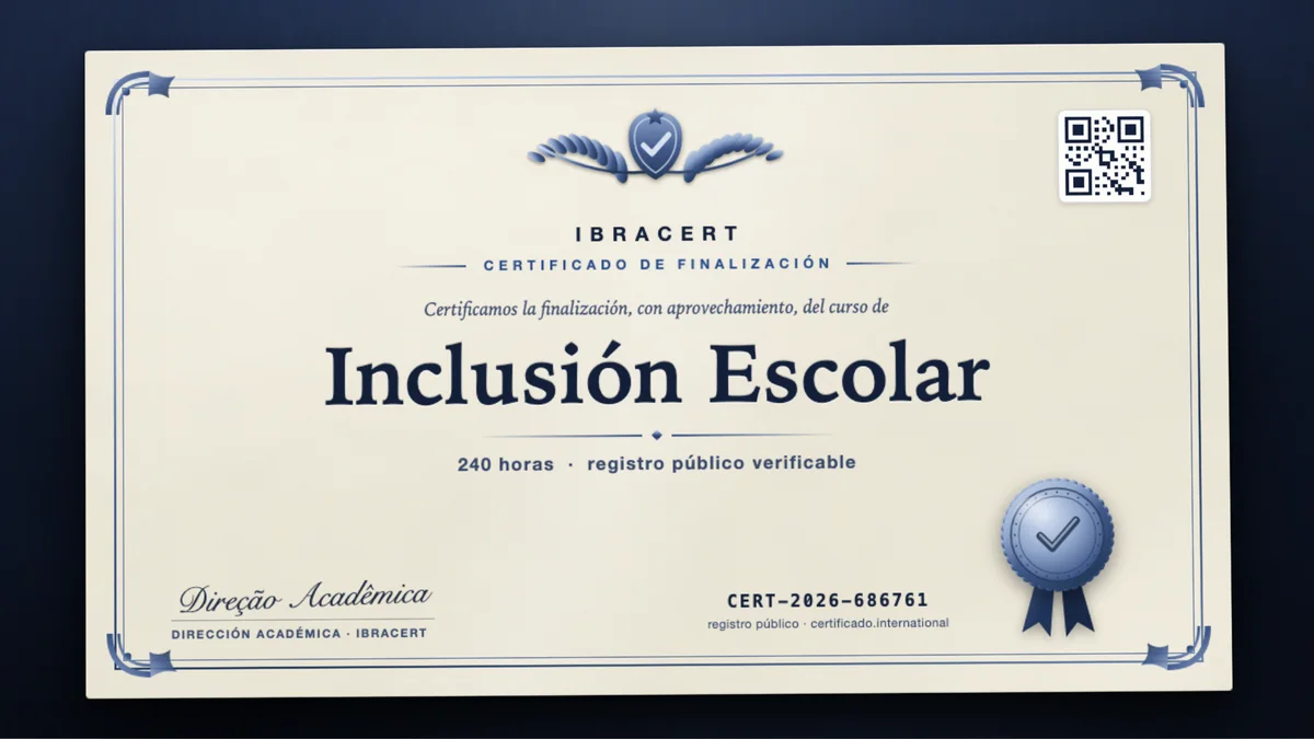 Portada del curso Inclusión Escolar