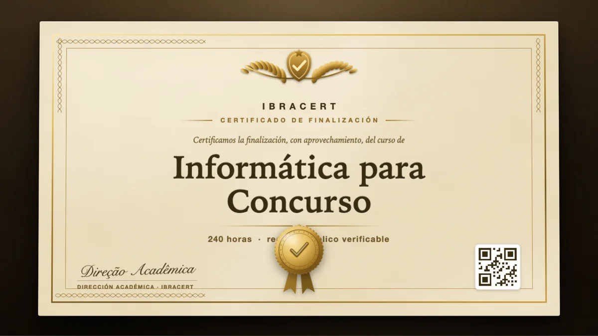Portada del curso Informática para Concurso