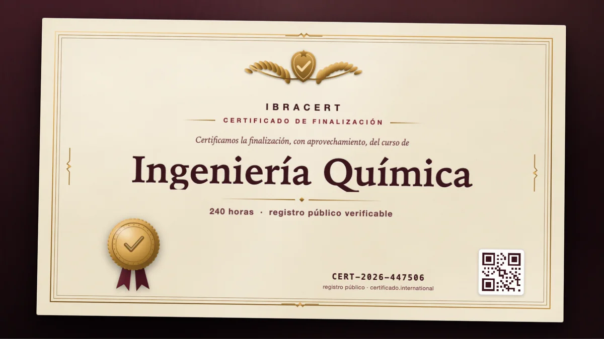 Portada del curso Ingeniería Química