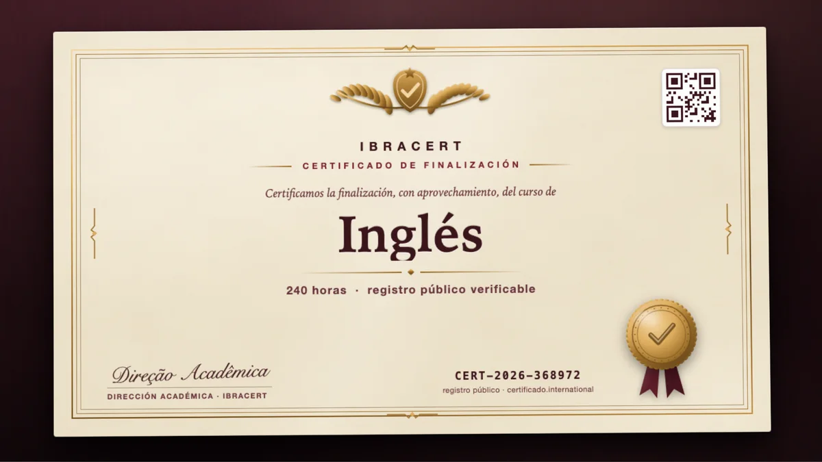 Portada del curso Inglés