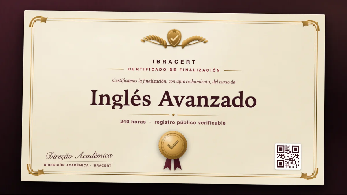 Portada del curso Inglés Avanzado