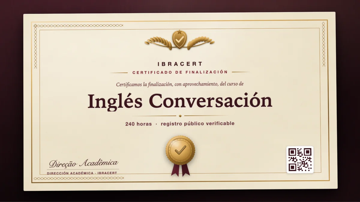 Portada del curso Inglés Conversación