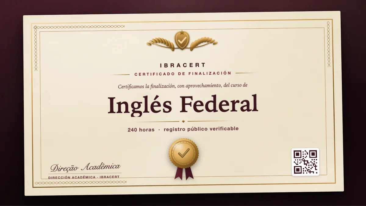 Portada del curso Inglés Federal