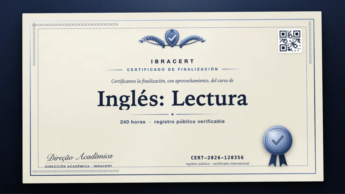 Portada del curso Inglés: Lectura