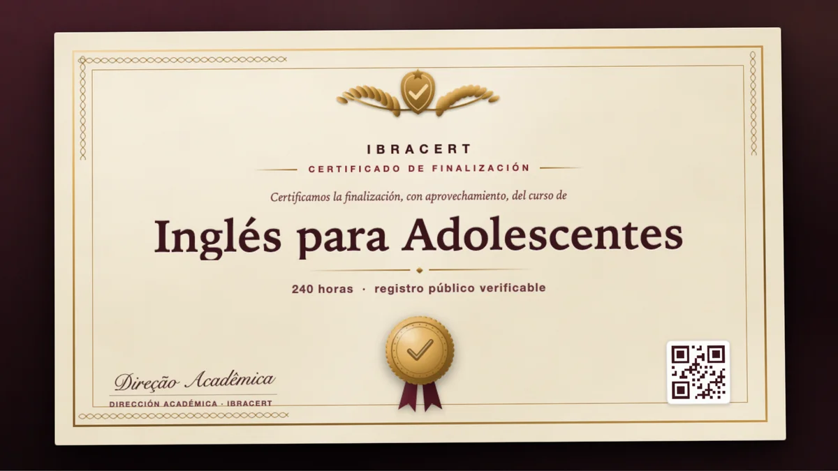 Portada del curso Inglés para Adolescentes