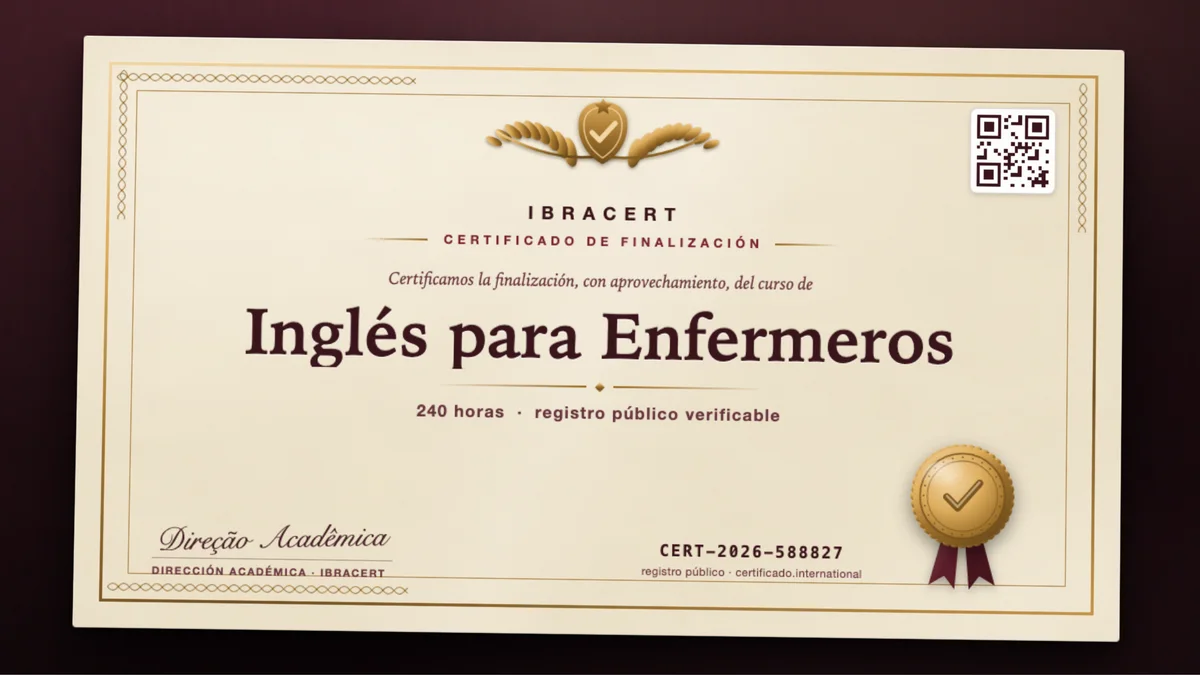 Portada del curso Inglés para Enfermeros