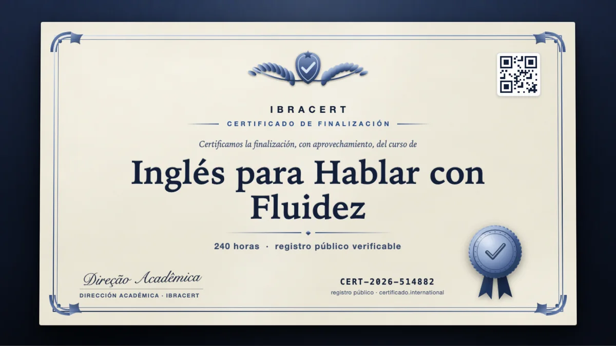 Portada del curso Inglés para Hablar con Fluidez