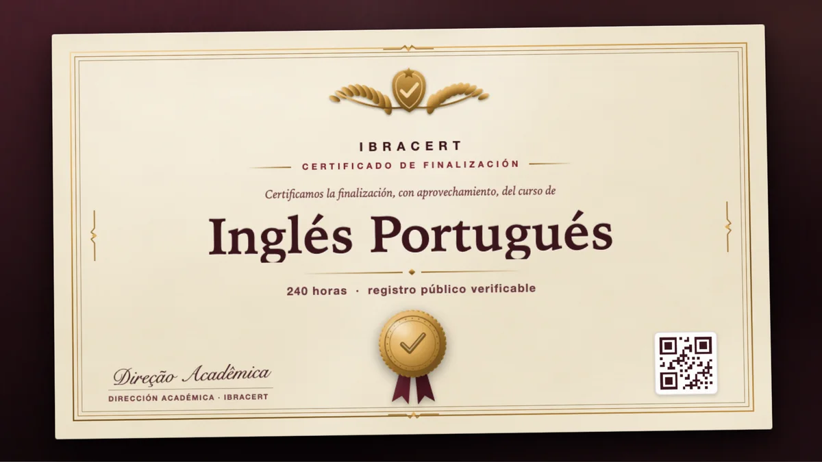 Portada del curso Inglés Portugués