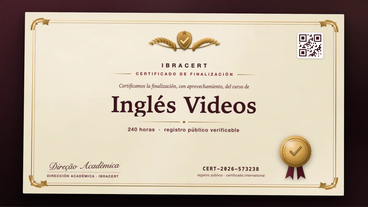 Portada del curso Inglés Videos