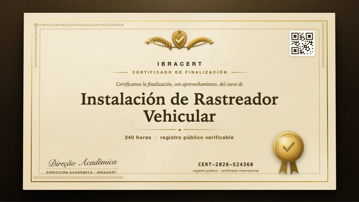 Portada del curso Instalación de Rastreador Vehicular