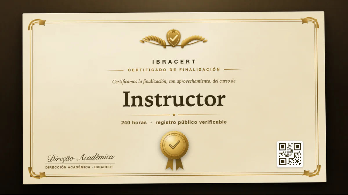Portada del curso Instructor