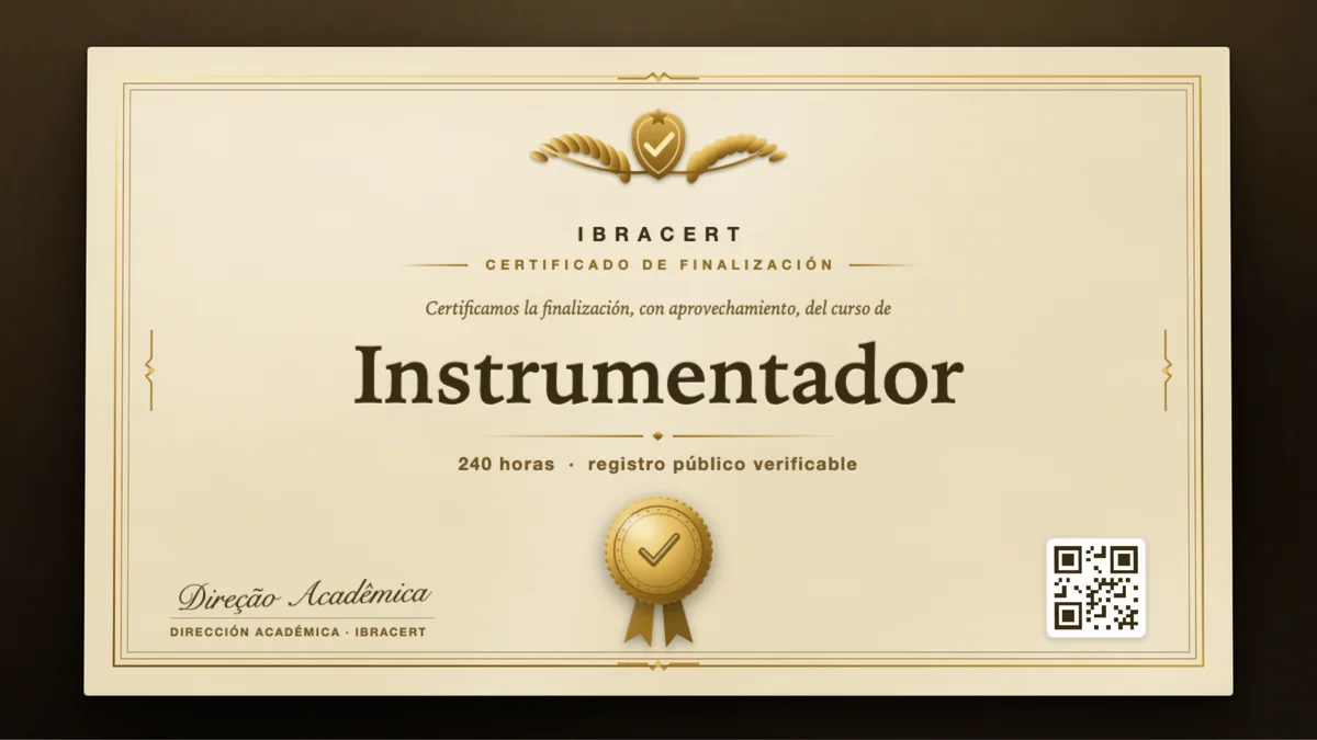Portada del curso Instrumentador