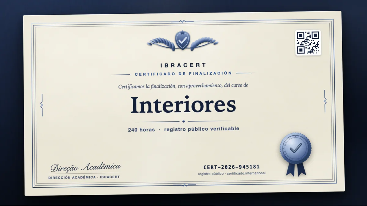 Portada del curso Interiores