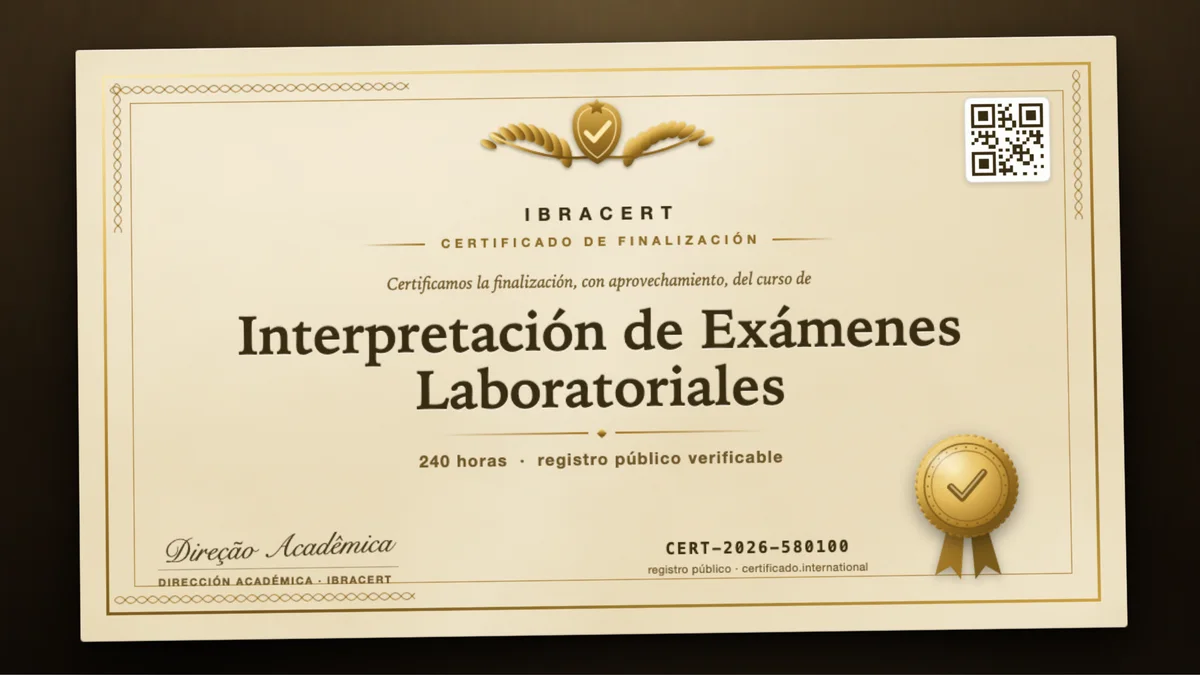 Portada del curso Interpretación de Exámenes Laboratoriales