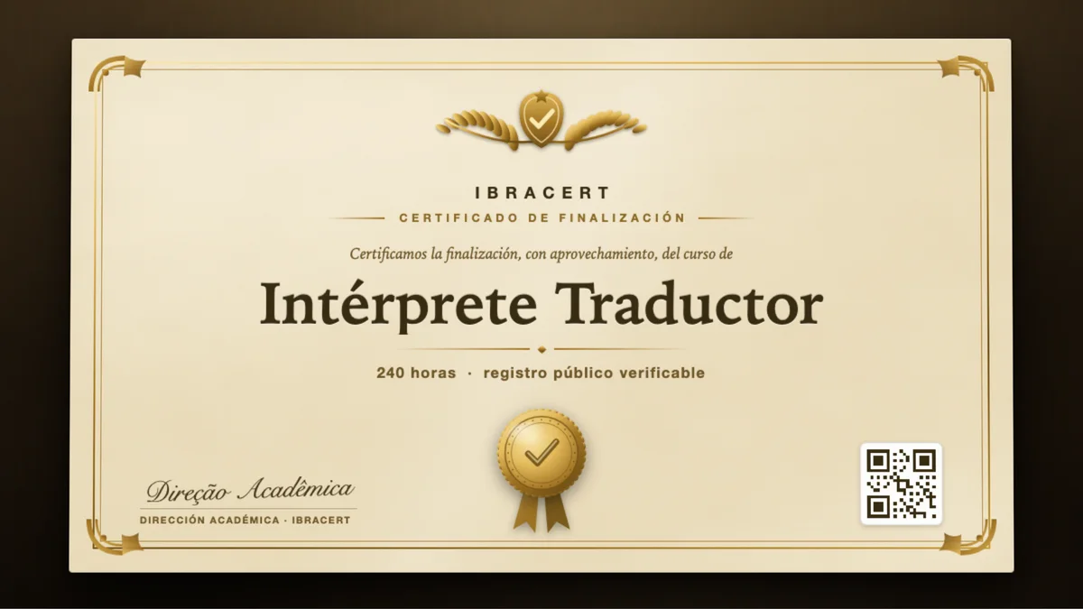 Portada del curso Intérprete Traductor