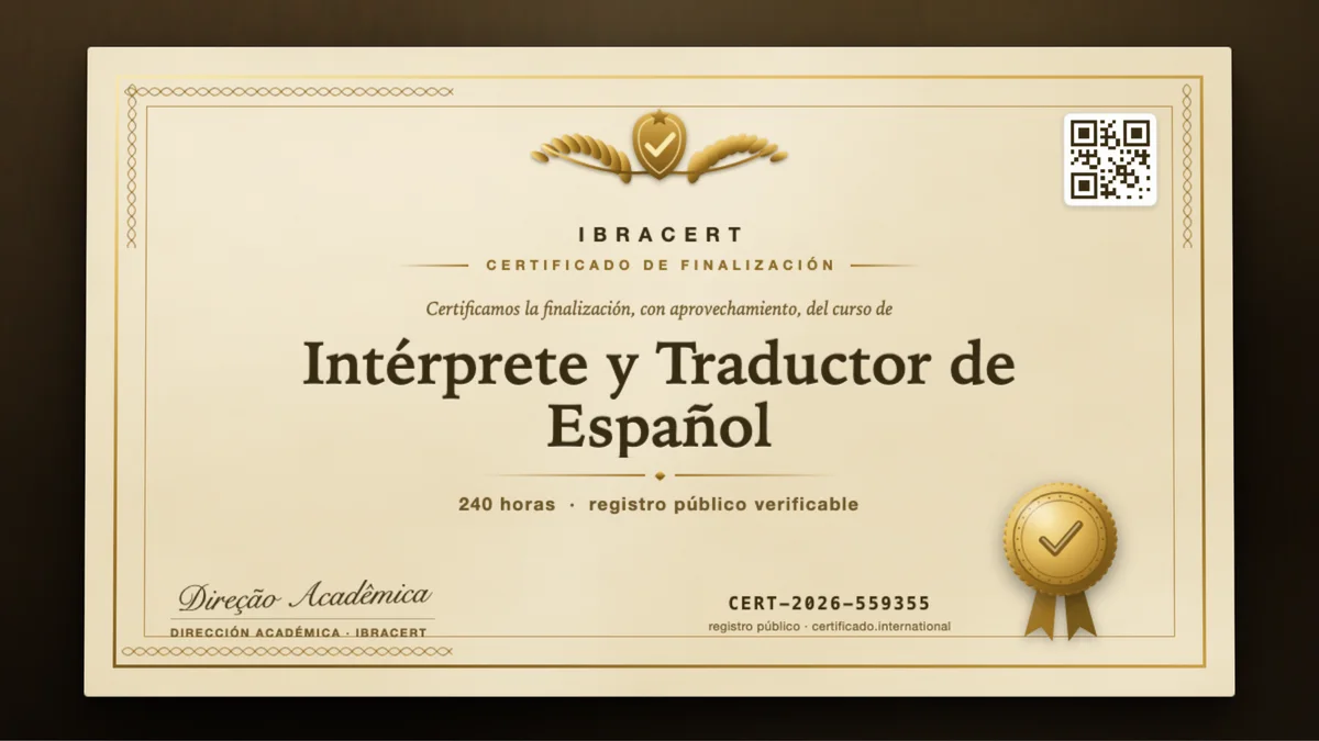 Portada del curso Intérprete y Traductor de Español