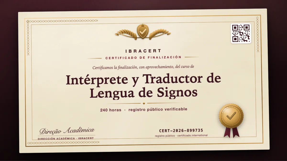 Portada del curso Intérprete y Traductor de Lengua de Signos