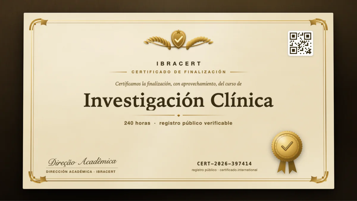 Portada del curso Investigación Clínica