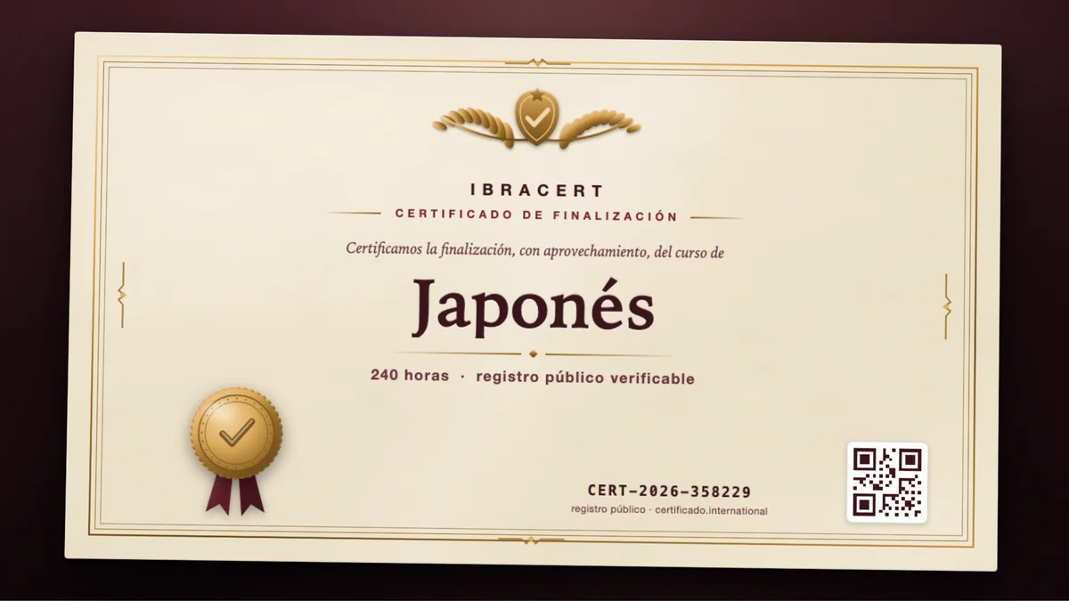 Portada del curso Japonés