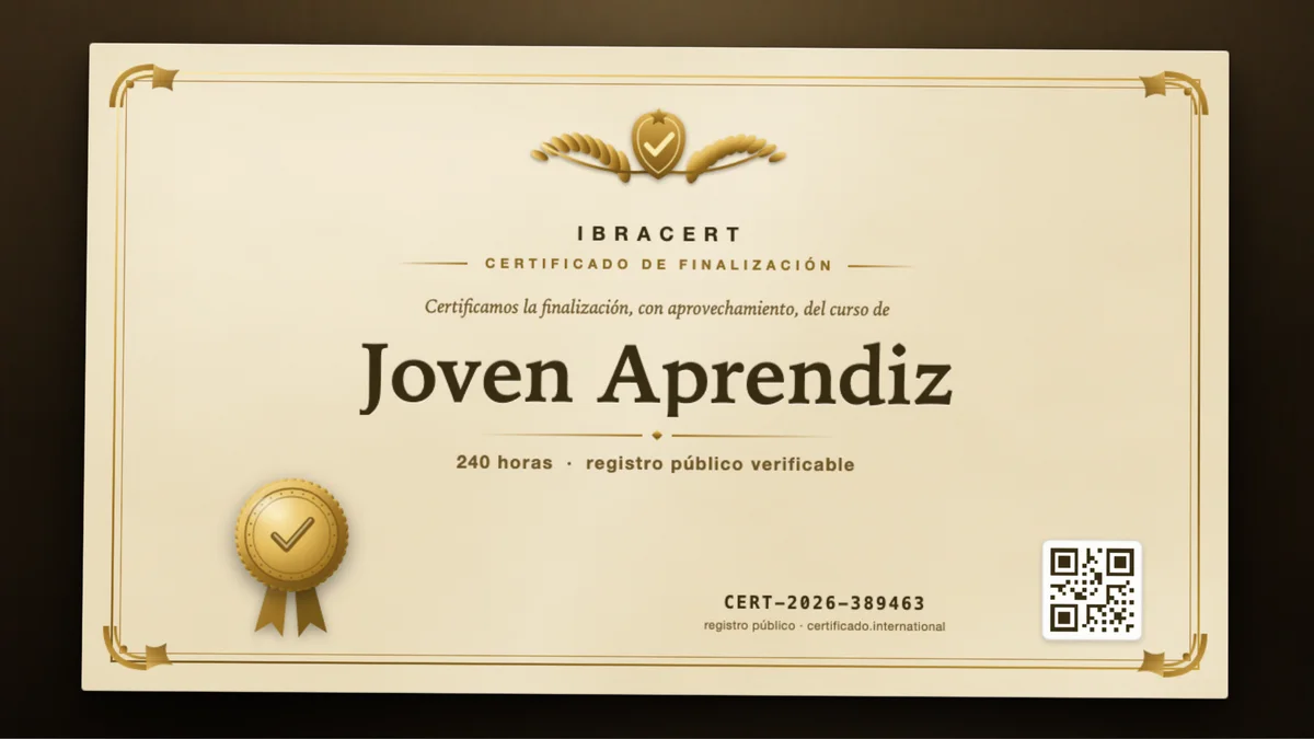 Portada del curso Joven Aprendiz