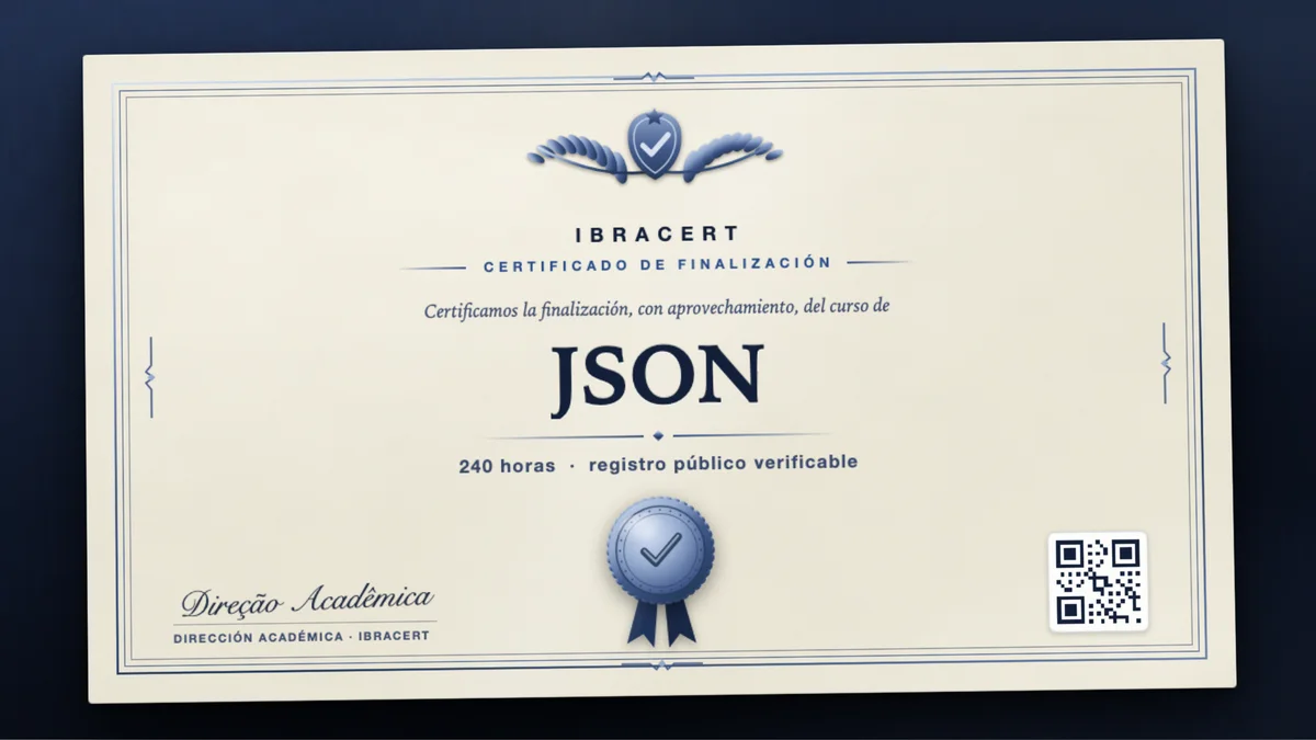 Portada del curso JSON