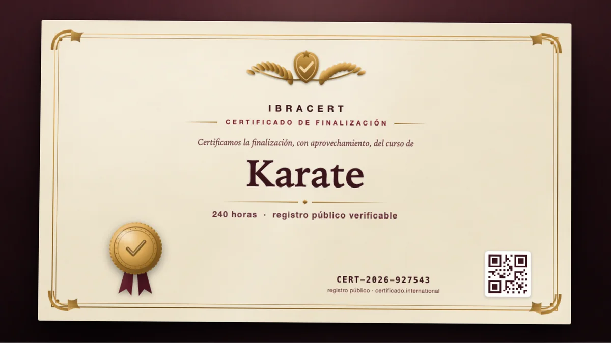 Portada del curso Karate