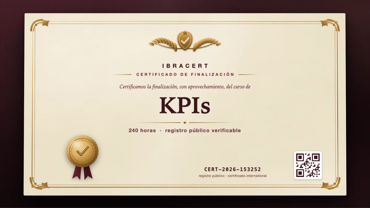 Portada del curso KPIs