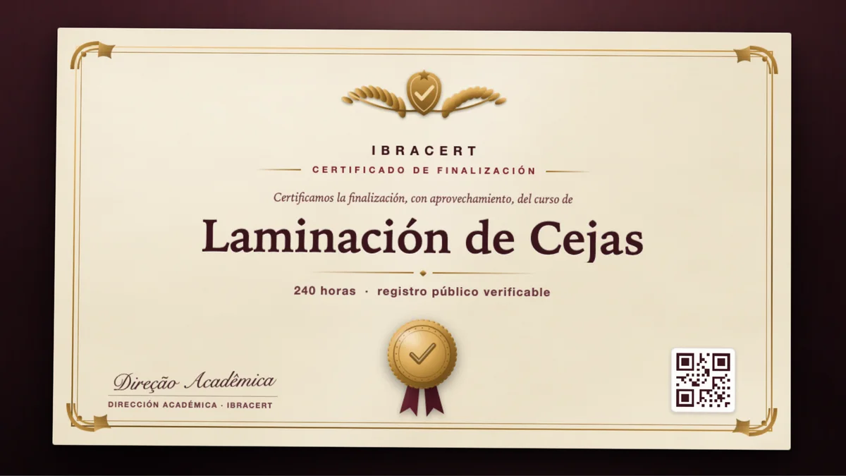 Portada del curso Laminación de Cejas