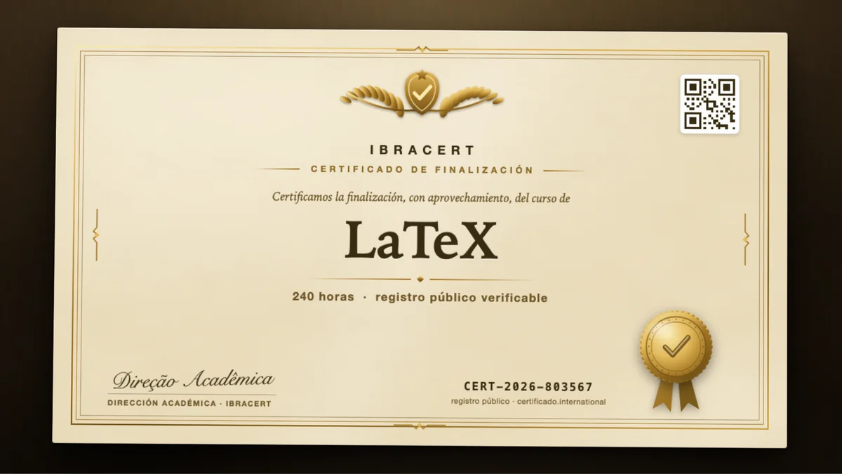 Portada del curso LaTeX