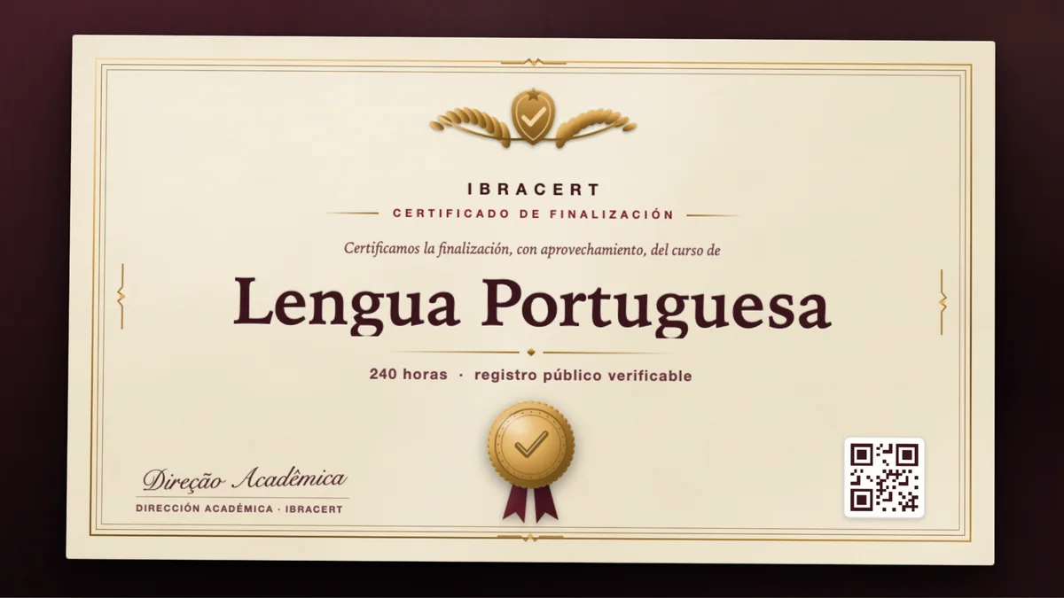 Portada del curso Lengua Portuguesa