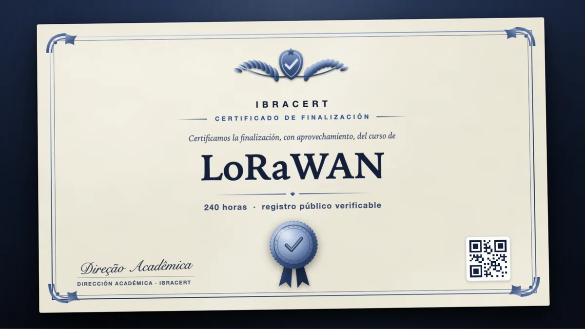 Portada del curso LoRaWAN