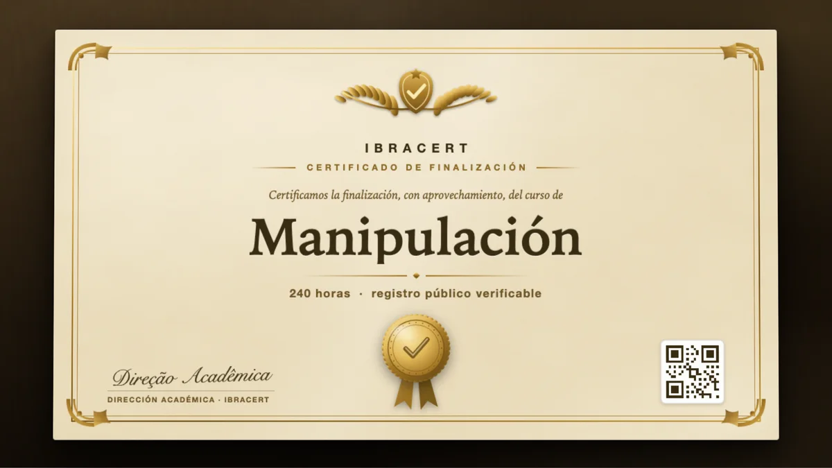 Portada del curso Manipulación