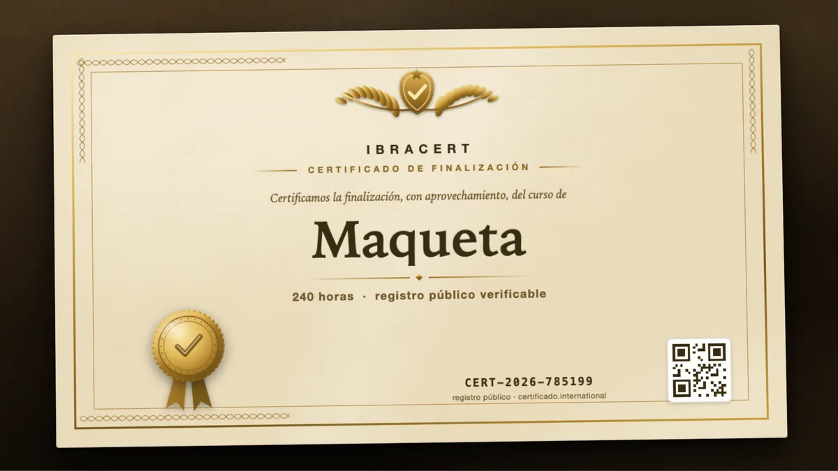 Portada del curso Maqueta