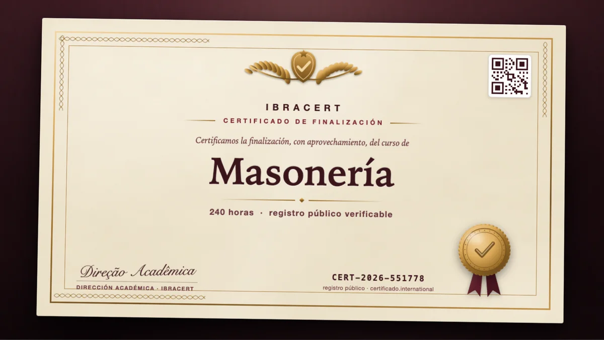 Portada del curso Masonería