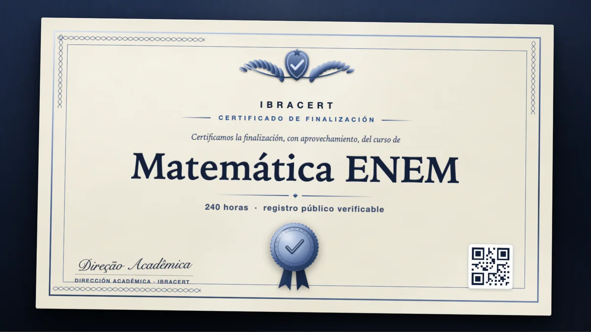 Portada del curso Matemática ENEM