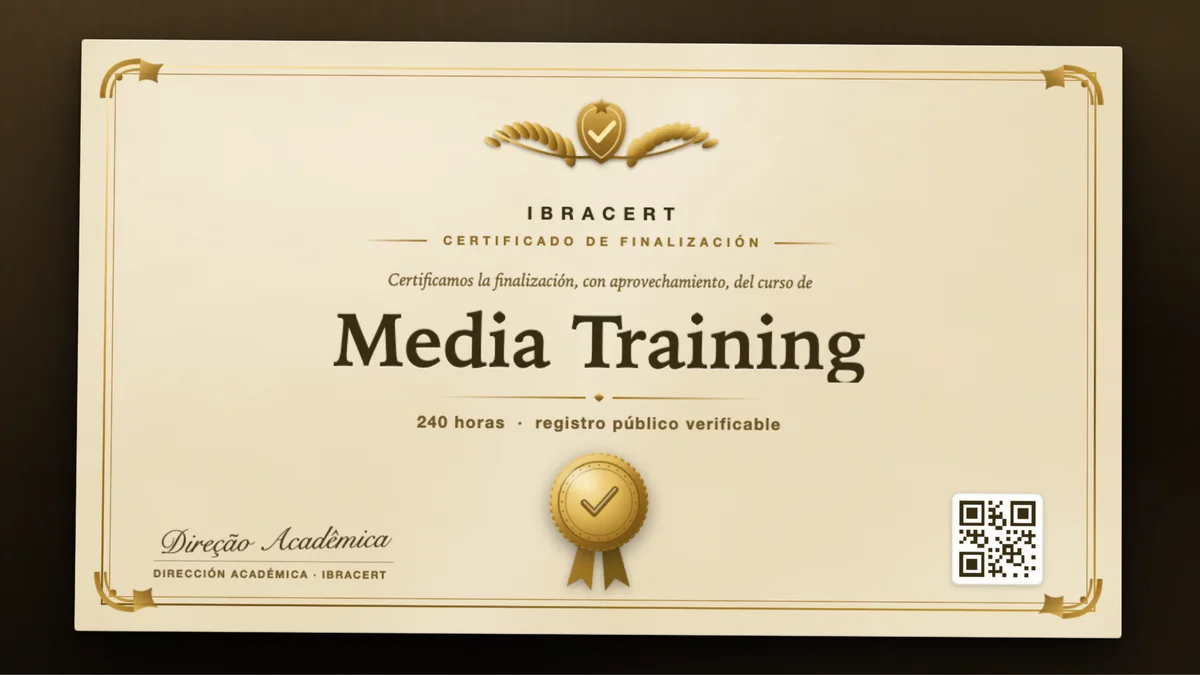 Portada del curso Media Training