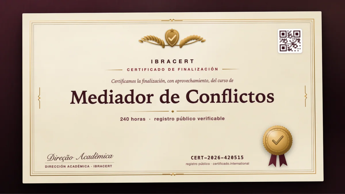 Portada del curso Mediador de Conflictos