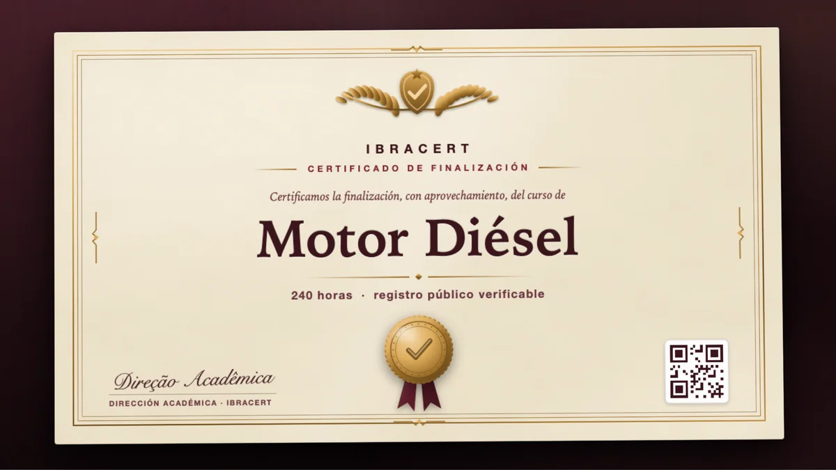 Portada del curso Motor Diésel