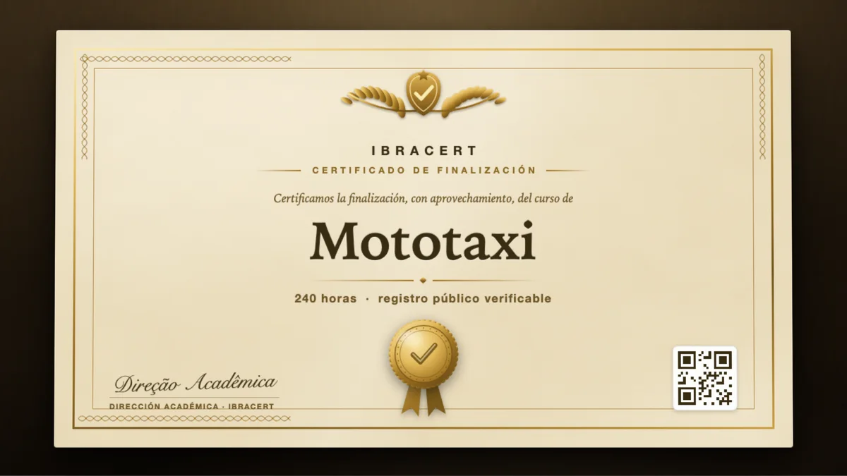 Portada del curso Mototaxi