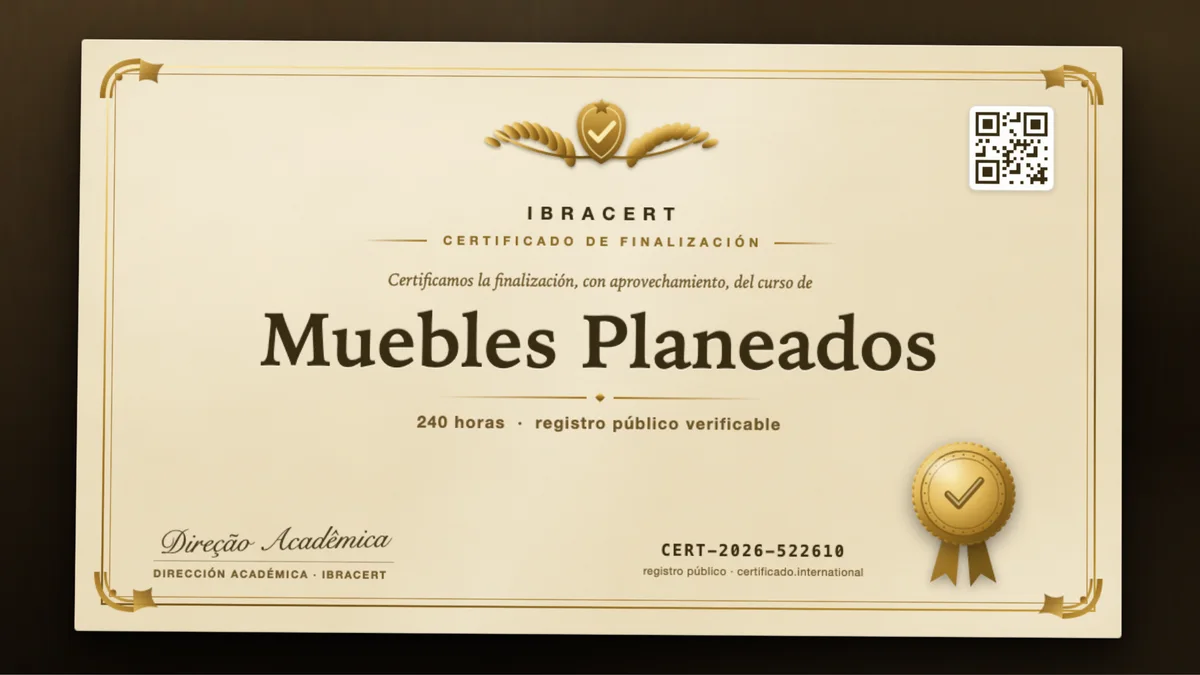 Portada del curso Muebles Planeados