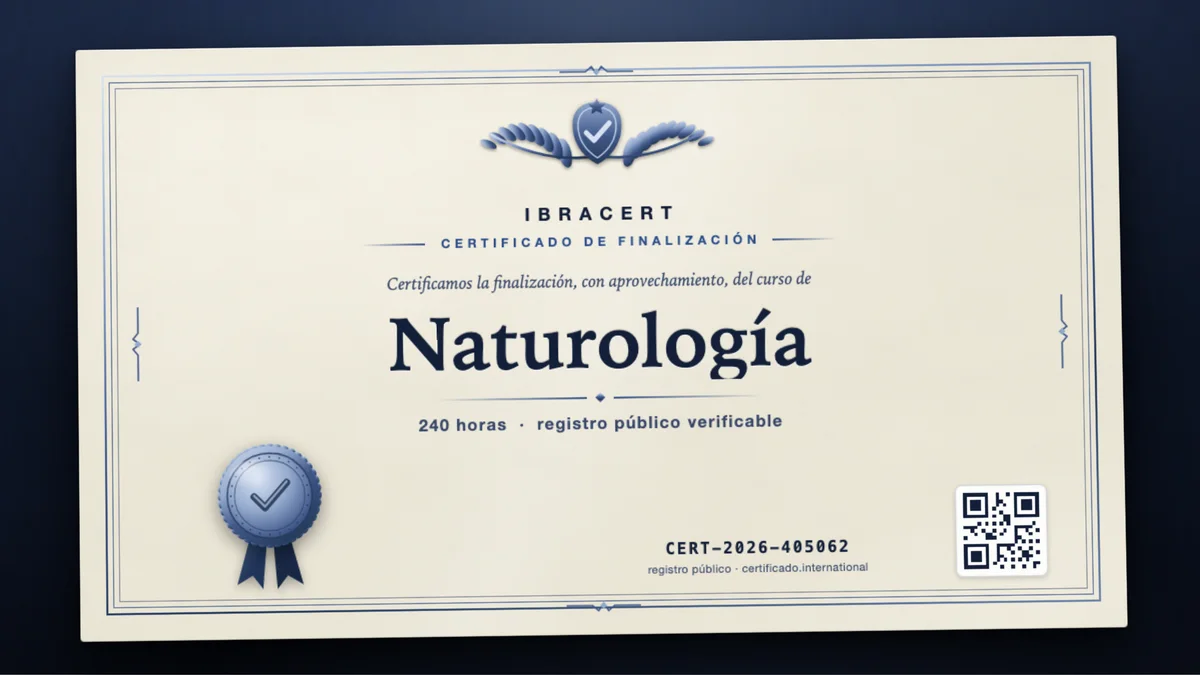 Portada del curso Naturología