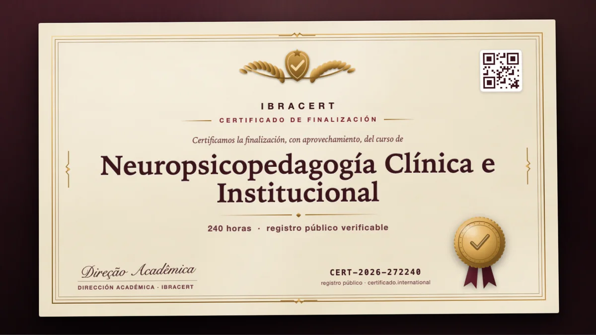 Portada del curso Neuropsicopedagogía Clínica e Institucional
