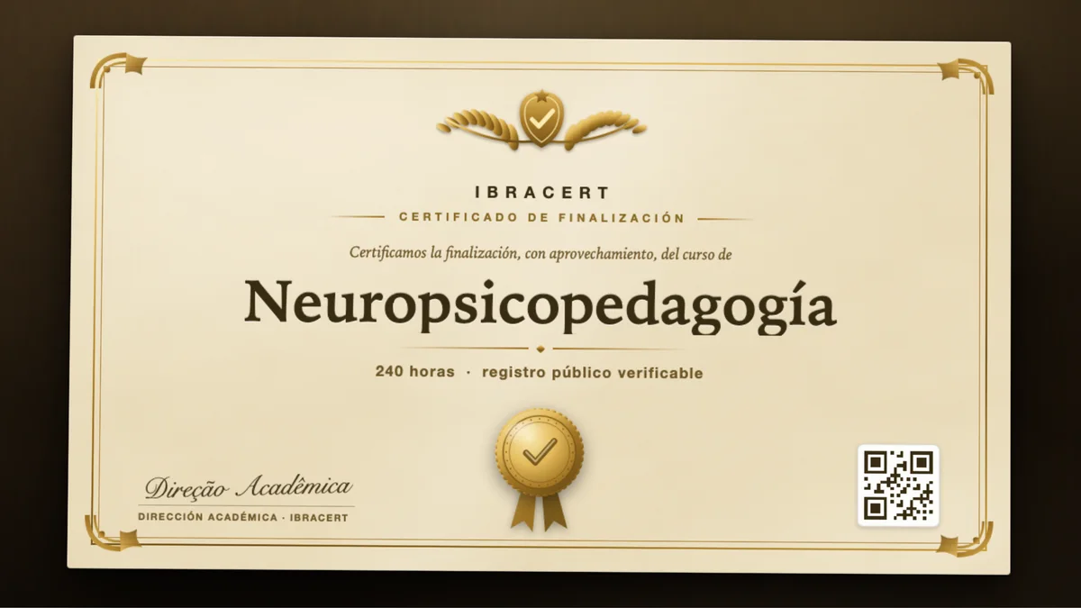 Portada del curso Neuropsicopedagogía