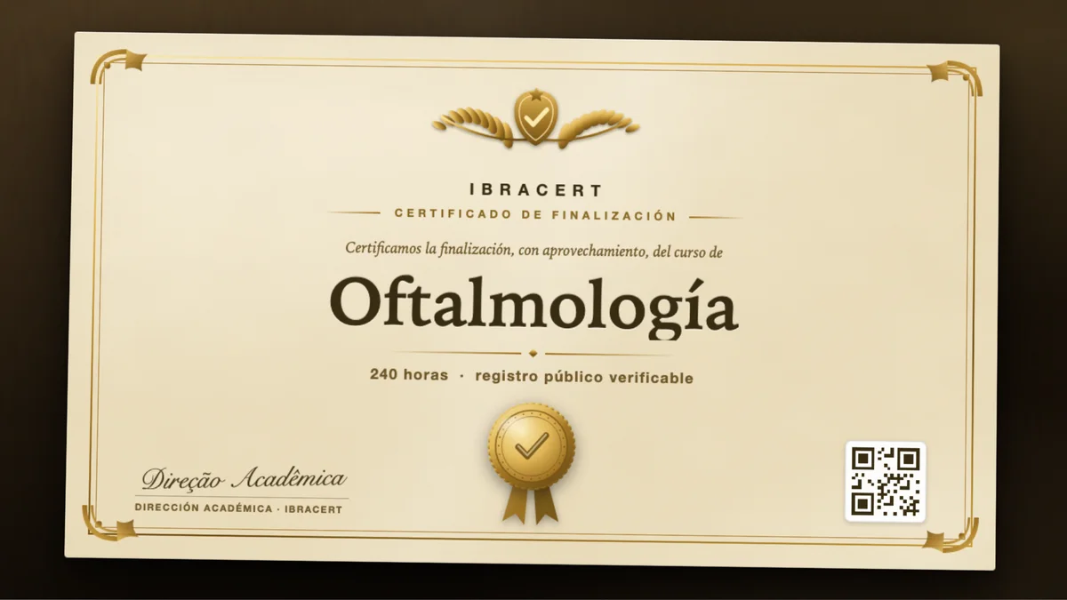 Portada del curso Oftalmología