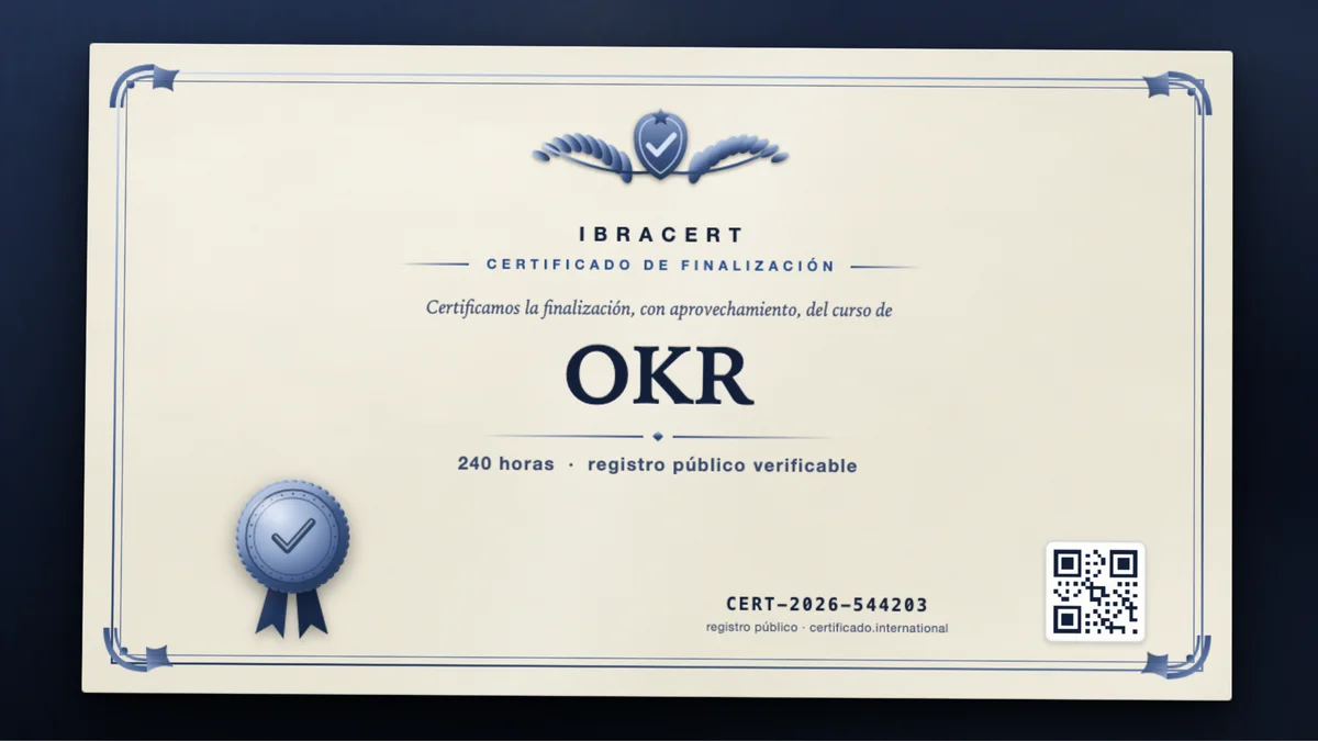 Portada del curso OKR