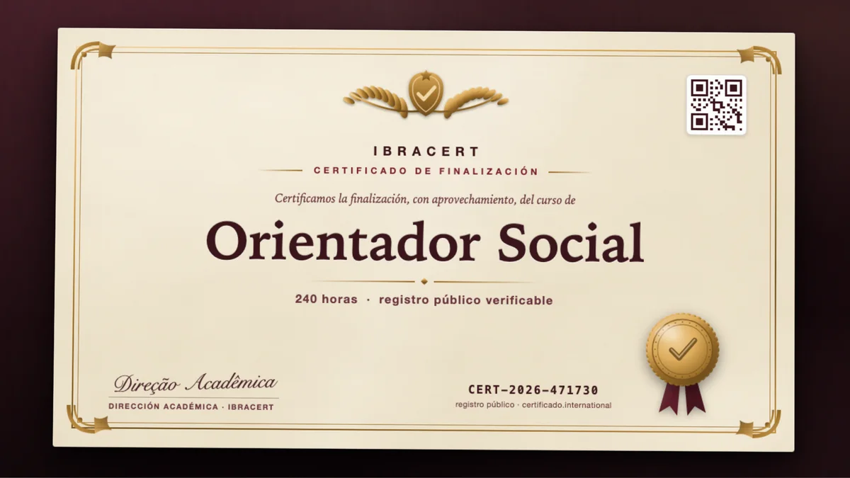 Portada del curso Orientador Social