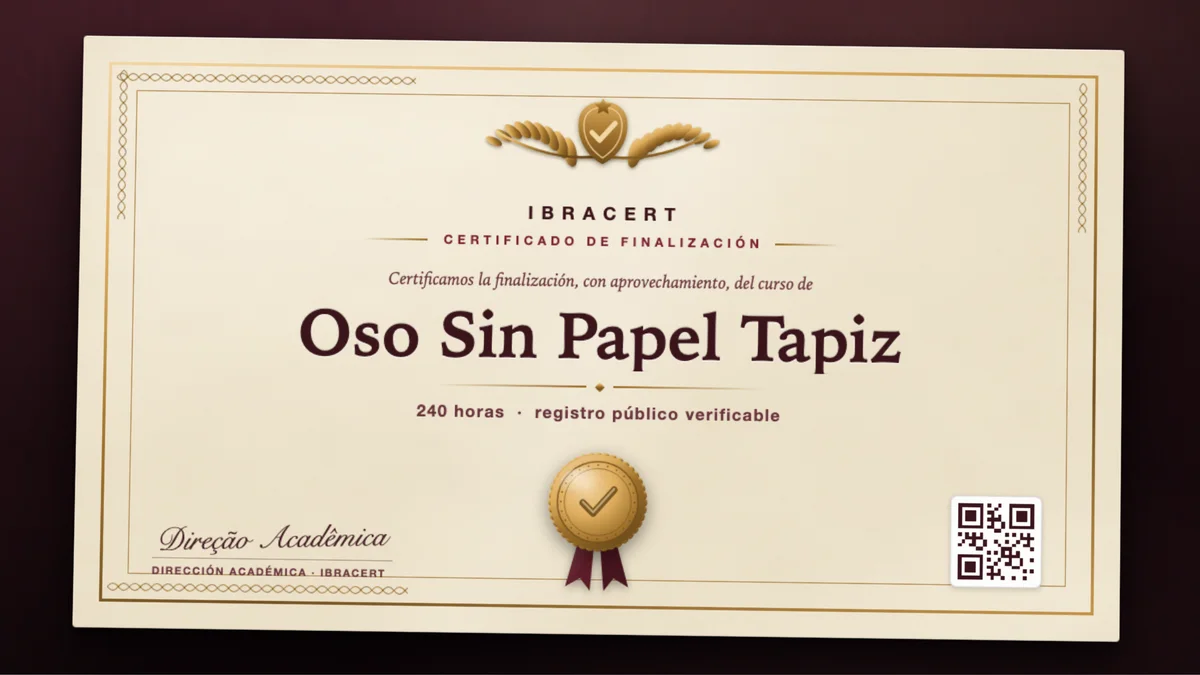 Portada del curso Oso Sin Papel Tapiz