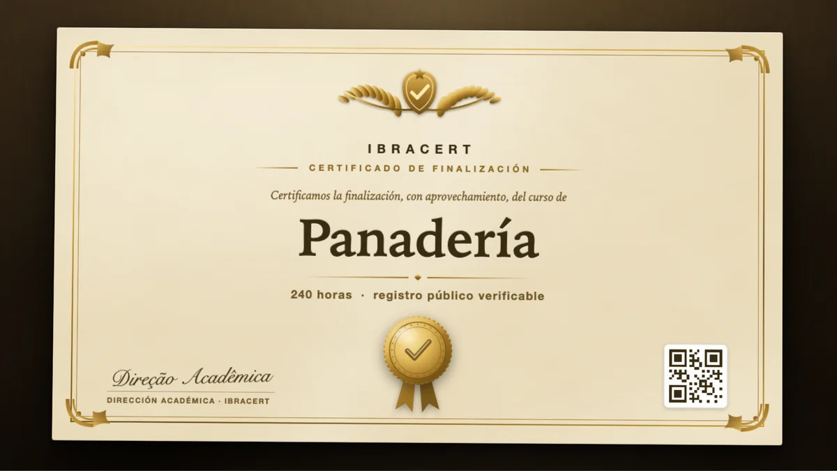 Portada del curso Panadería